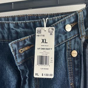 Adidas Ivy Park denim snap pants never worn